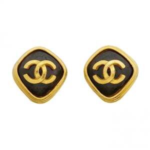 Chanel Cc Logo Clip-On Earrings Metal #247117C57B